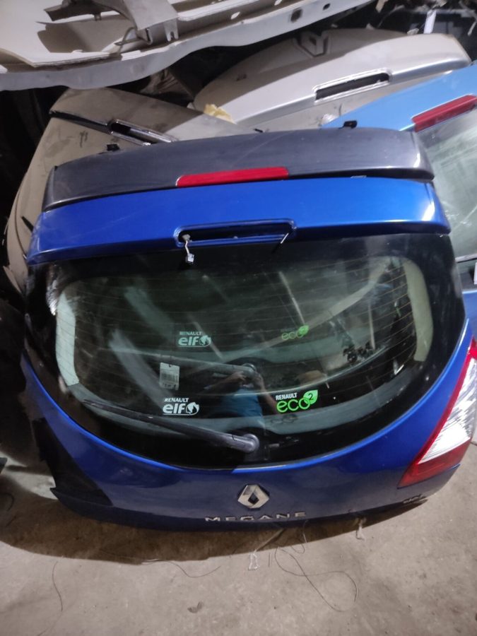Кришка багажника ляда синя хетчбек RENAULT MEGANE III