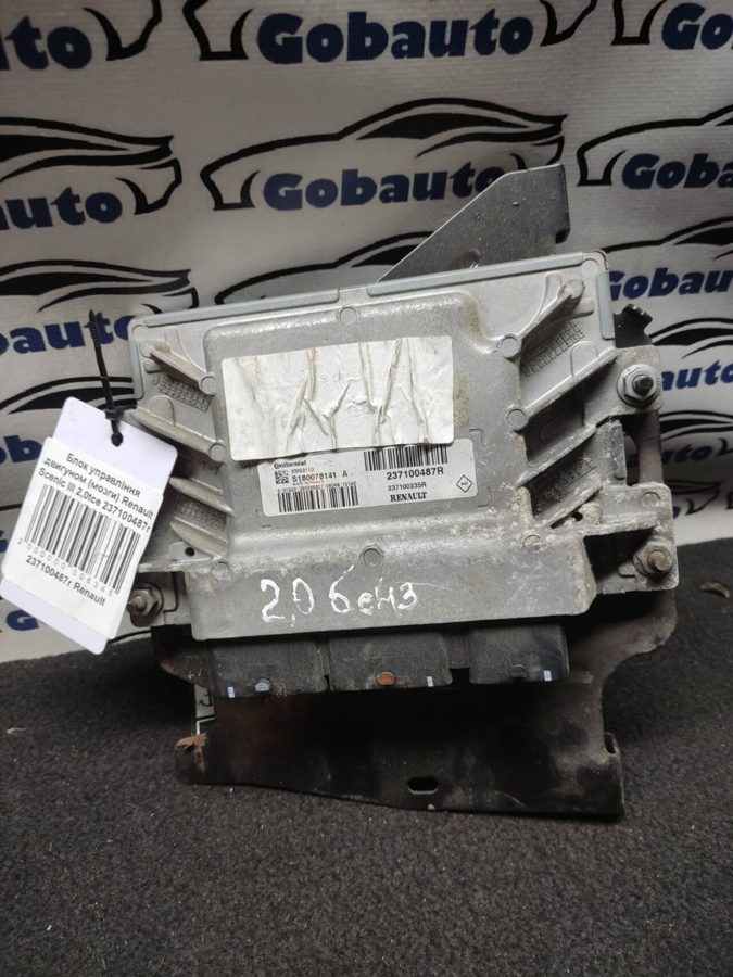 Блок управління двигуном мозги 2,0tcе Megane III 237100487r RENAULT SCENIC III