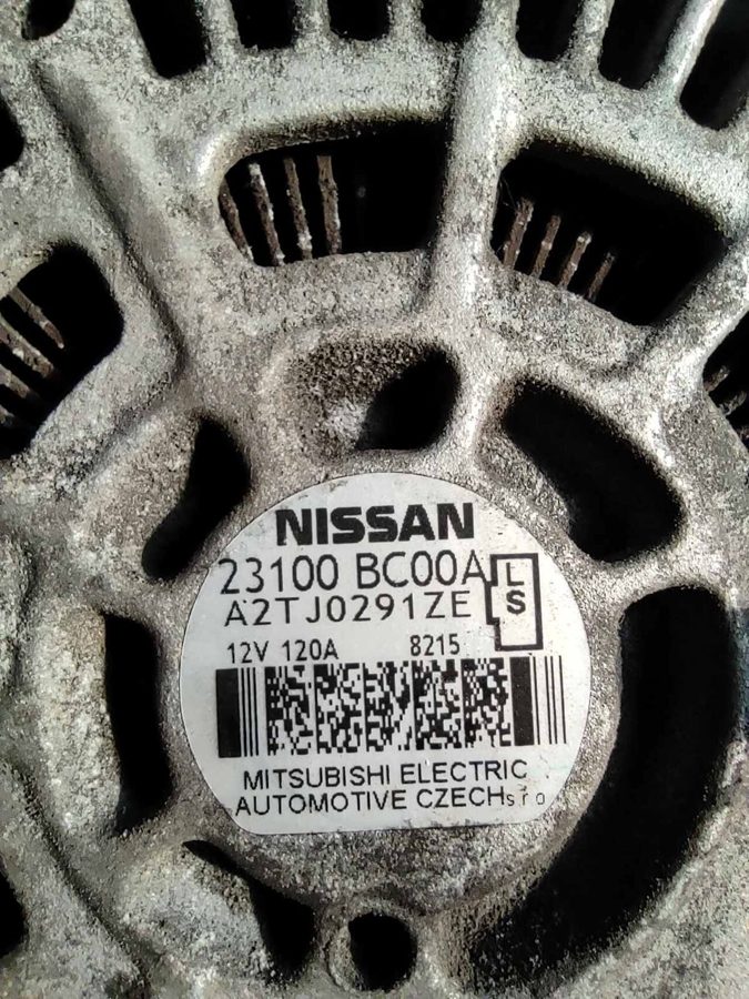 Генератор 1.6dci QASHQAI NISSAN QASHQAI J10