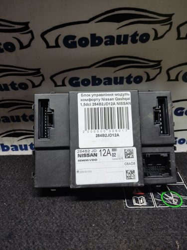 Блок управління модуль комфорту 1.5dci 284B2JD12A NISSAN QASHQAI J10