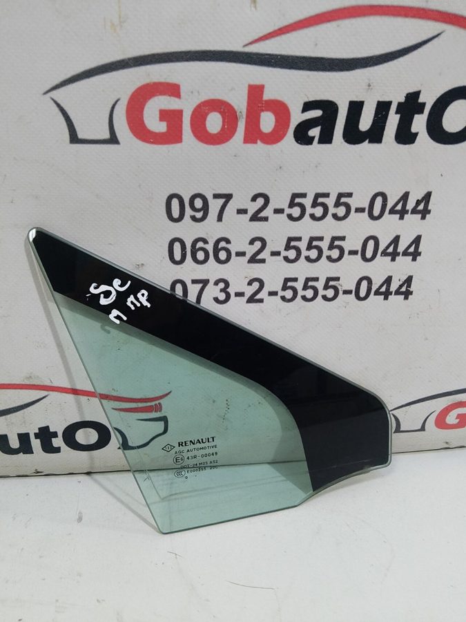Скло форточка дверки перед праве E000255 20C RENAULT SCENIC III
