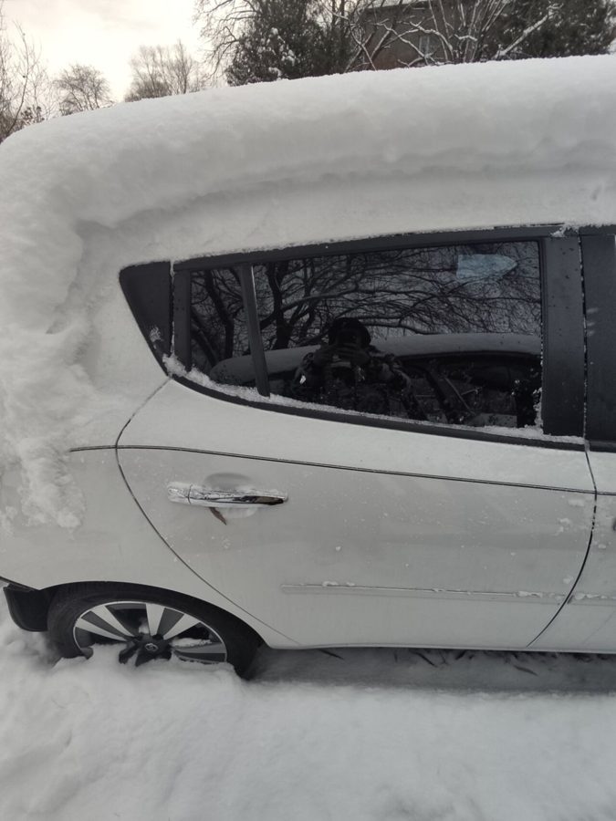Дверка задня права біла NISSAN LEAF