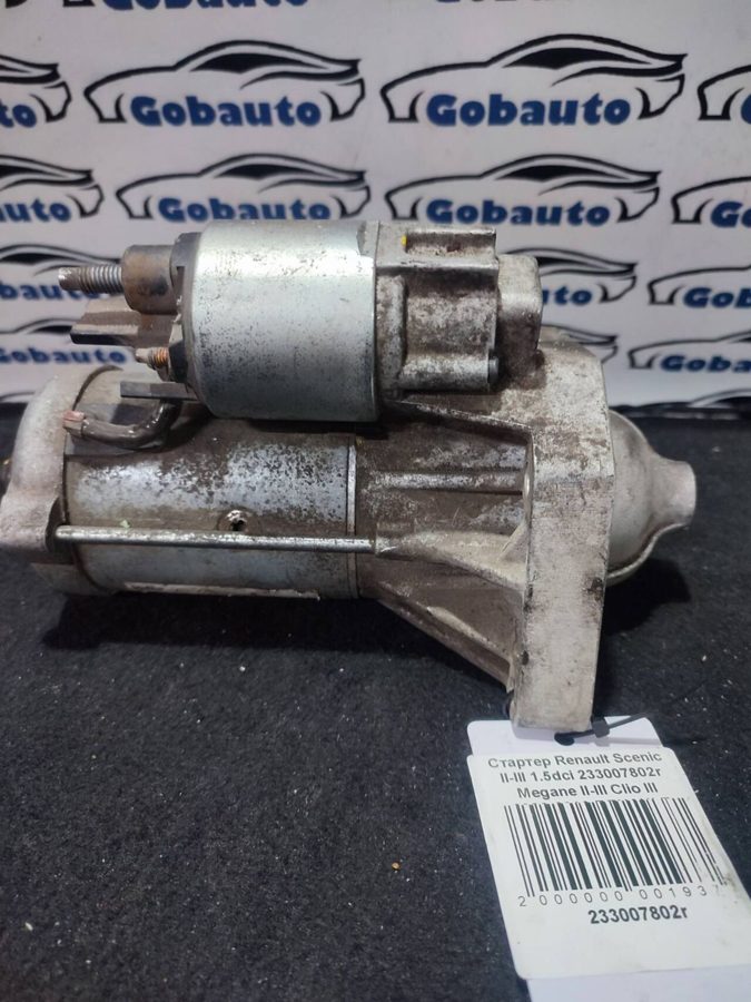 Стартер 1.5dci Megane III Clio III Laguna III Nissan Qashqai 233007802r RENAULT SCENIC III