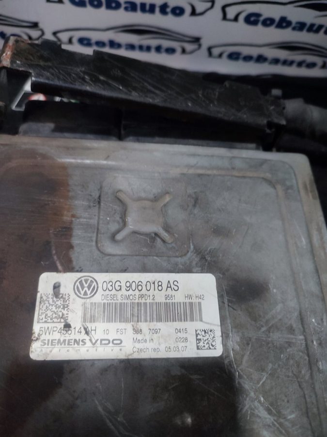 Блок управління двигуном мозги VAG 2.0tdi 03G906018AS VOLKSWAGEN PASSAT B6