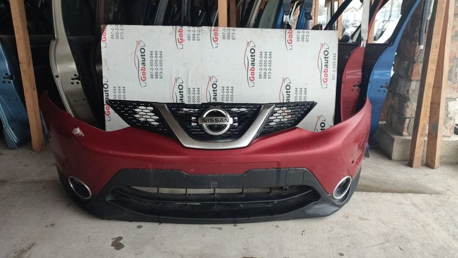 Бампер перед дорест колір z10 червоний 620224EA0H (№1) NISSAN QASHQAI J11