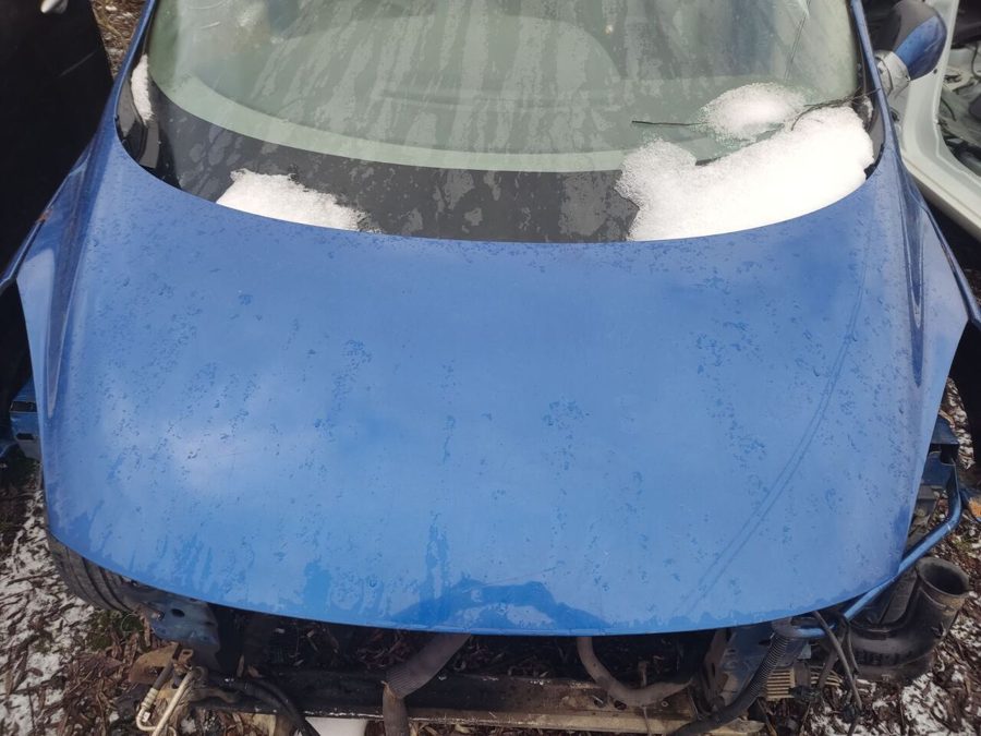 Капот голий голубий RENAULT SCENIC III