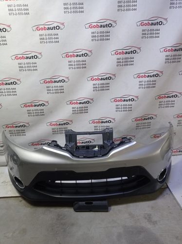 Бампер перед голий під парктроніки колір сірий 2015р Nissan Qashqai J11